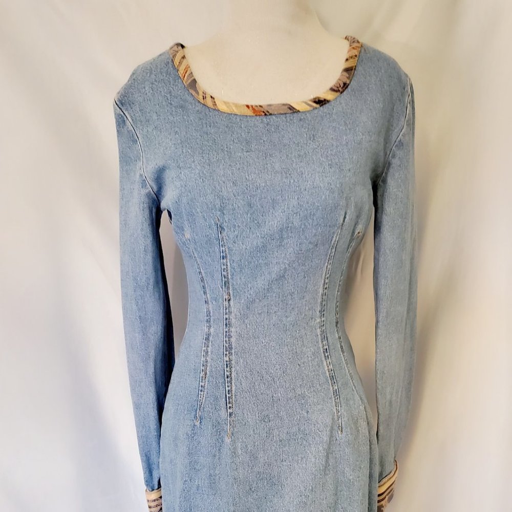 Vintage Style Jean Dress